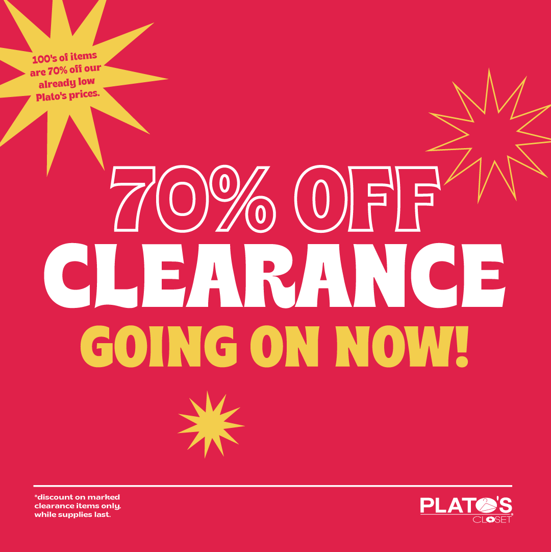 Shop 1,000's of marked clearance items at super low prices from at plato's closet by the North Star Mall in San Antonio TX
